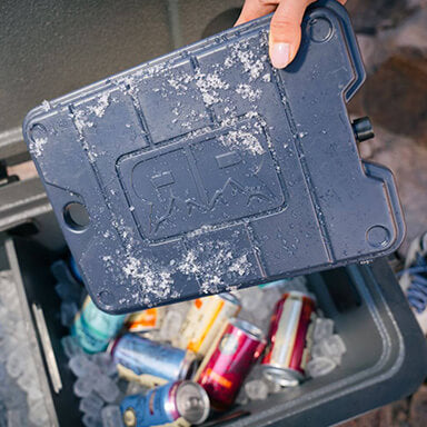 Rugged Ice in a packed cooler
