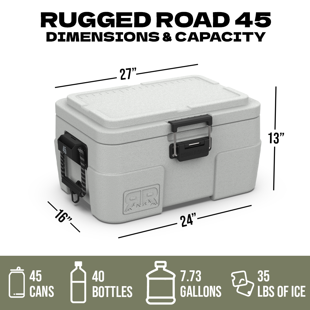 Rugged Road 45 - The Ultralight High Performance Cooler – Rugged Road ...